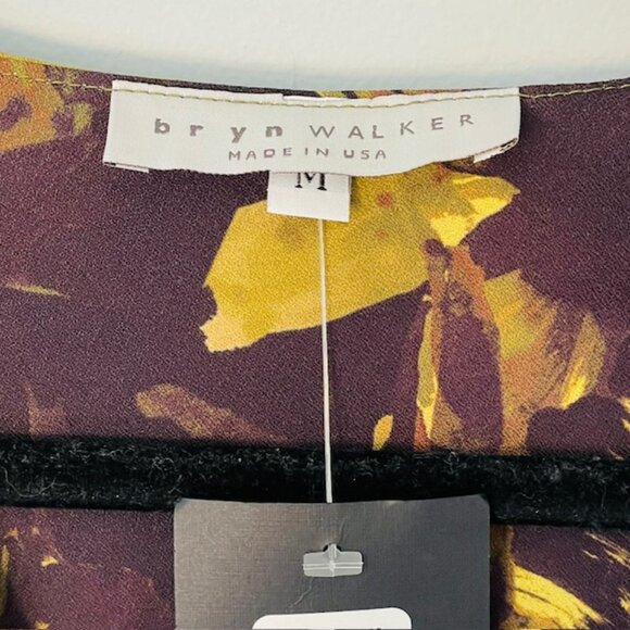 Bryn Walker NWT Tunic Dress Relaxed Oversized Lagenlook Abstract Artsy Medium - Picture 4 of 5